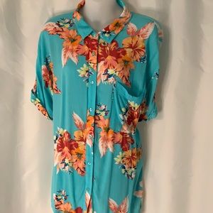 Ana bohemian style XL Hawaiian shirt
